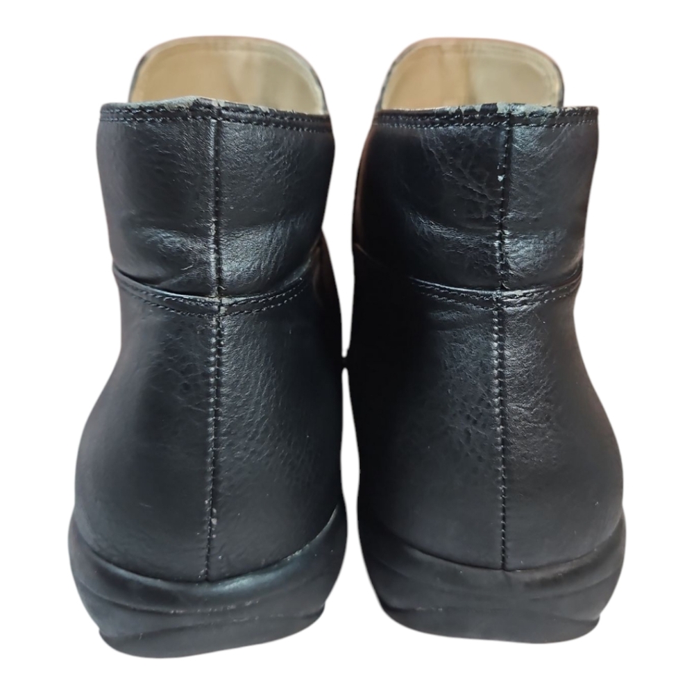 Easy Spirit Womens Antaria Faux Leather Ankle Wedge Booties Shoes - Picture 8 of 11